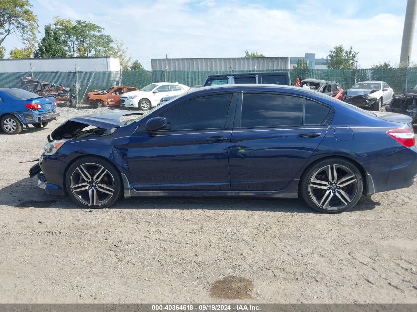 1HGCR2F14HA249990 2017 Honda Accord Sport Se