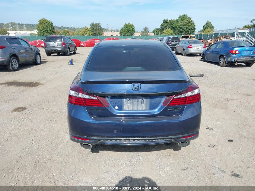 1HGCR2F14HA249990 2017 Honda Accord Sport Se