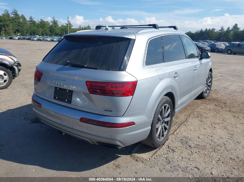 2017 Audi Q7 3.0T Premium VIN: WA1LAAF72HD002934 Lot: 40364554