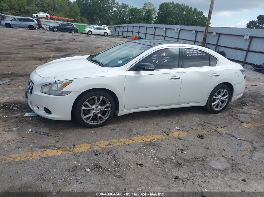 2014 Nissan Maxima 3.5 Sv VIN: 1N4AA5AP8EC492587 Lot: 40364565