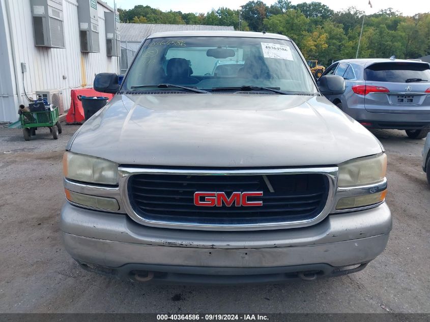 2001 GMC Sierra 1500 Sle VIN: 2GTEC19T611308702 Lot: 40364586