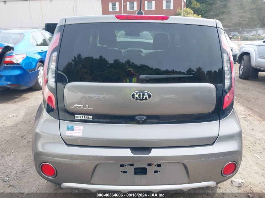 2018 Kia Soul + VIN: KNDJP3A54J7525387 Lot: 40364606