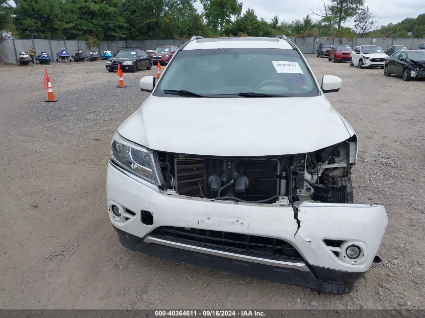 2014 Nissan Pathfinder Hybrid Platinum VIN: 5N1CR2MM4EC646378 Lot: 40364611