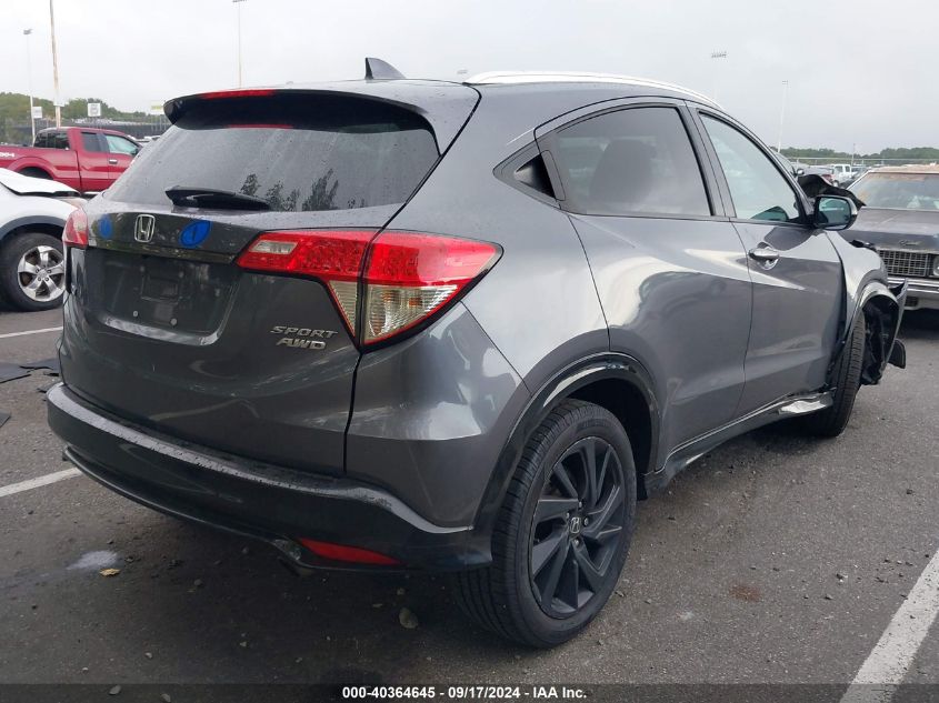 2022 HONDA HR-V 1.8L I-4 VVT, 141HP(VIN: 3CZRU6H19NM710489
