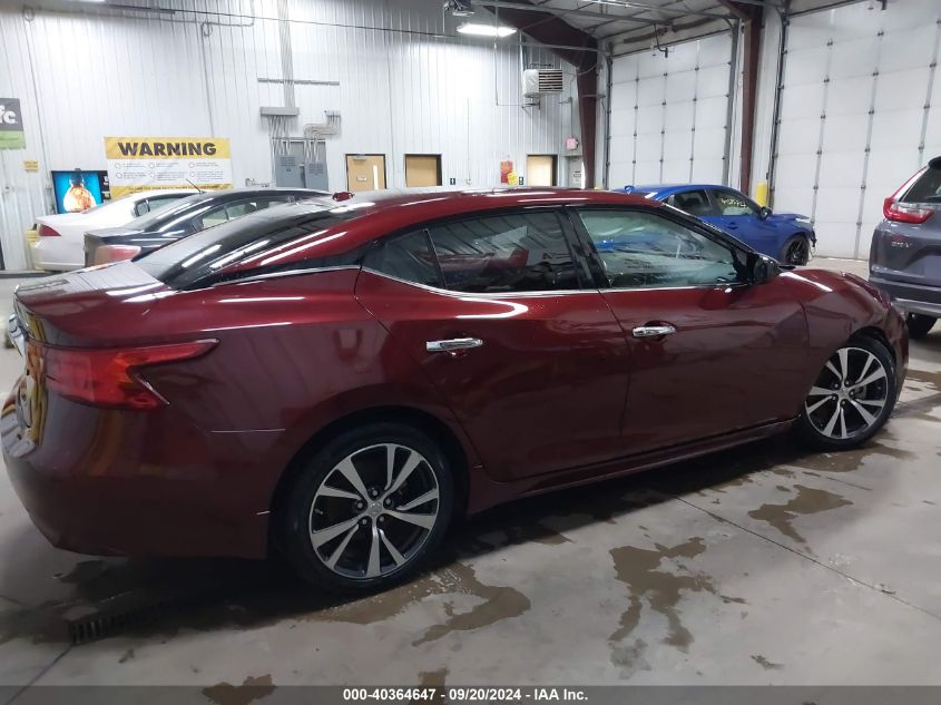 2017 Nissan Maxima 3.5 S VIN: 1N4AA6AP2HC387327 Lot: 40364647