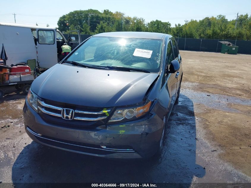 2017 Honda Odyssey Se VIN: 5FNRL5H32HB025084 Lot: 40364666