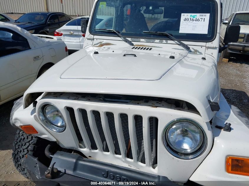 2002 Jeep Wrangler Sport VIN: 1J4FA49S32P728872 Lot: 40364671