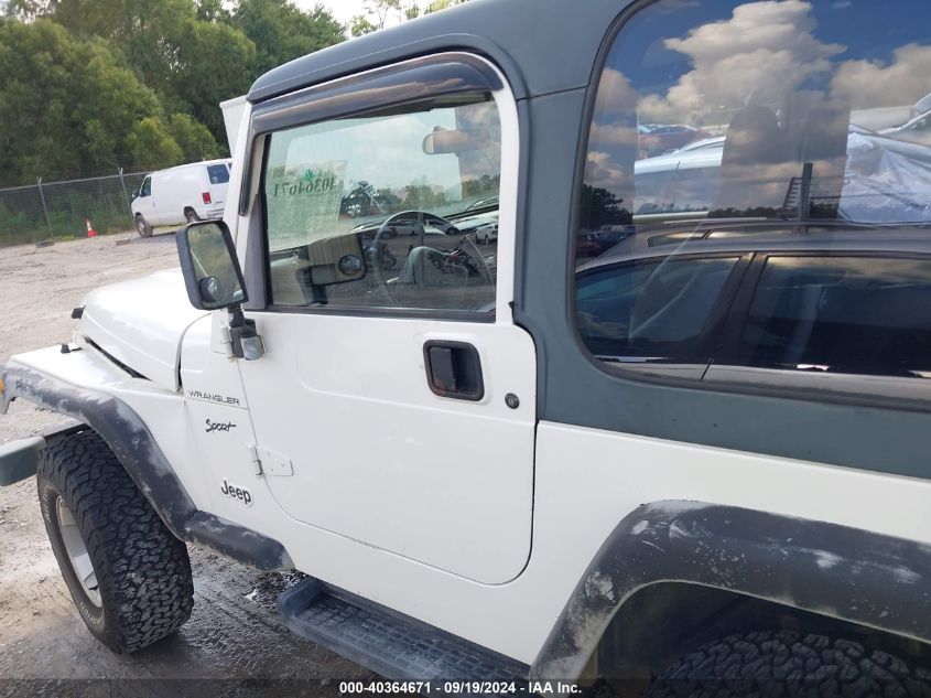 2002 Jeep Wrangler Sport VIN: 1J4FA49S32P728872 Lot: 40364671