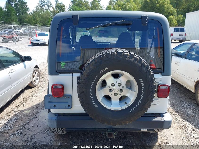 2002 Jeep Wrangler Sport VIN: 1J4FA49S32P728872 Lot: 40364671