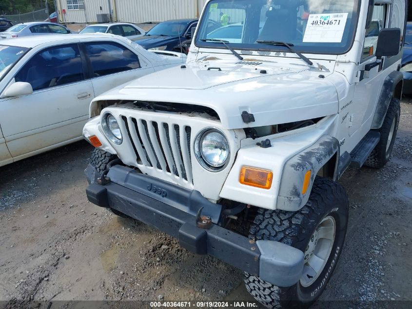 2002 Jeep Wrangler Sport VIN: 1J4FA49S32P728872 Lot: 40364671