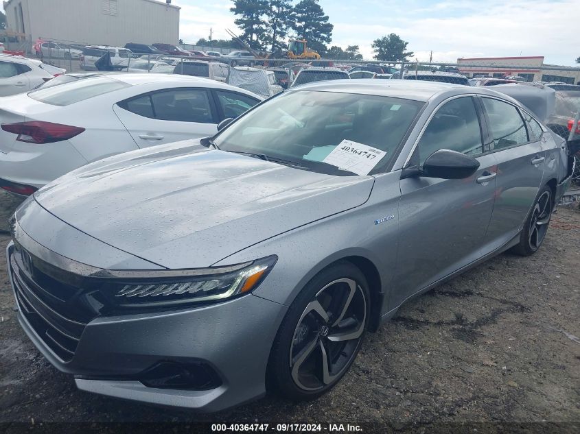 2022 Honda Accord Hybrid Sport VIN: 1HGCV3F29NA046907 Lot: 40364747