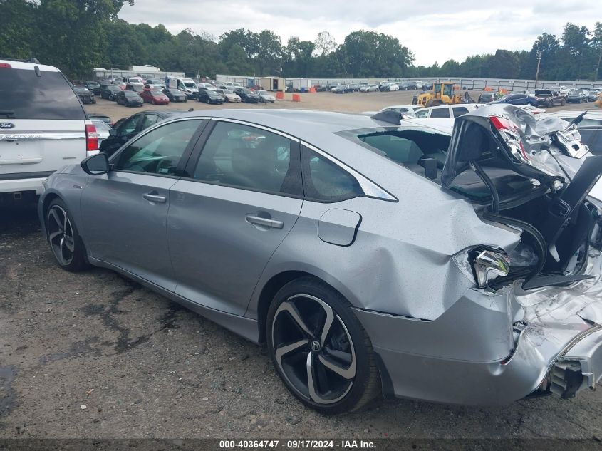 2022 Honda Accord Hybrid Sport VIN: 1HGCV3F29NA046907 Lot: 40364747