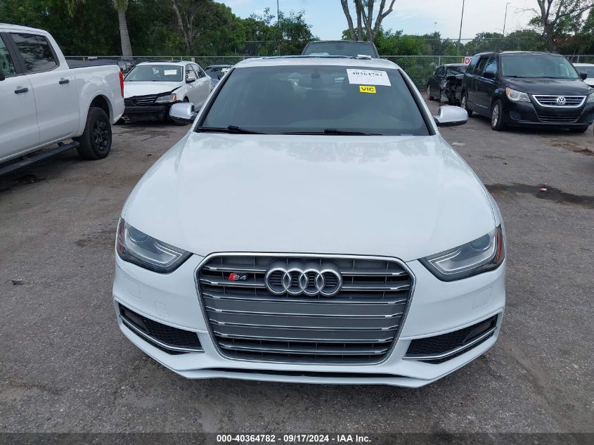 2015 Audi S4 Premium Plus VIN: WAUBGAFL2FA072538 Lot: 40364782