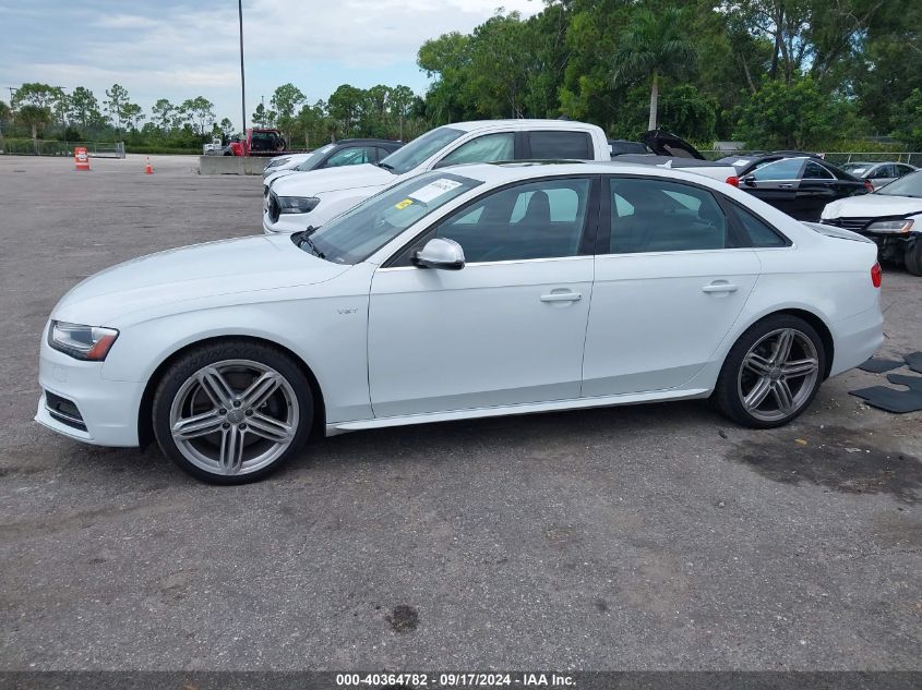 2015 Audi S4 Premium Plus VIN: WAUBGAFL2FA072538 Lot: 40364782