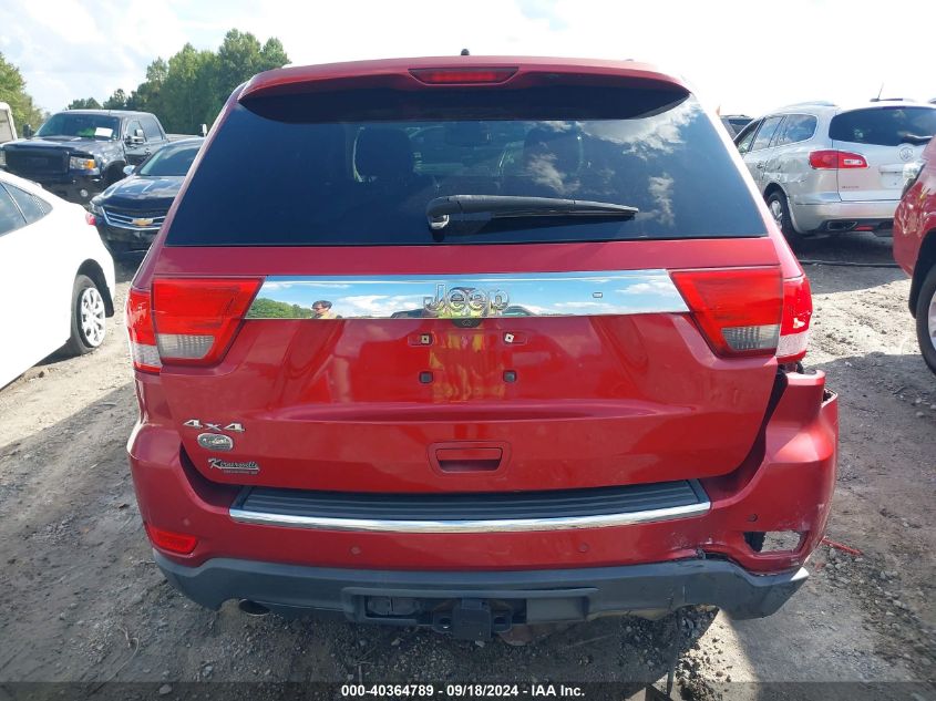 2011 Jeep Grand Cherokee Overland VIN: 1J4RR6GTXBC589120 Lot: 40364789