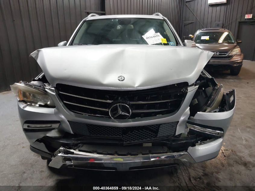 2012 Mercedes-Benz Ml 350 4Matic VIN: 4JGDA5HB2CA004806 Lot: 40364859