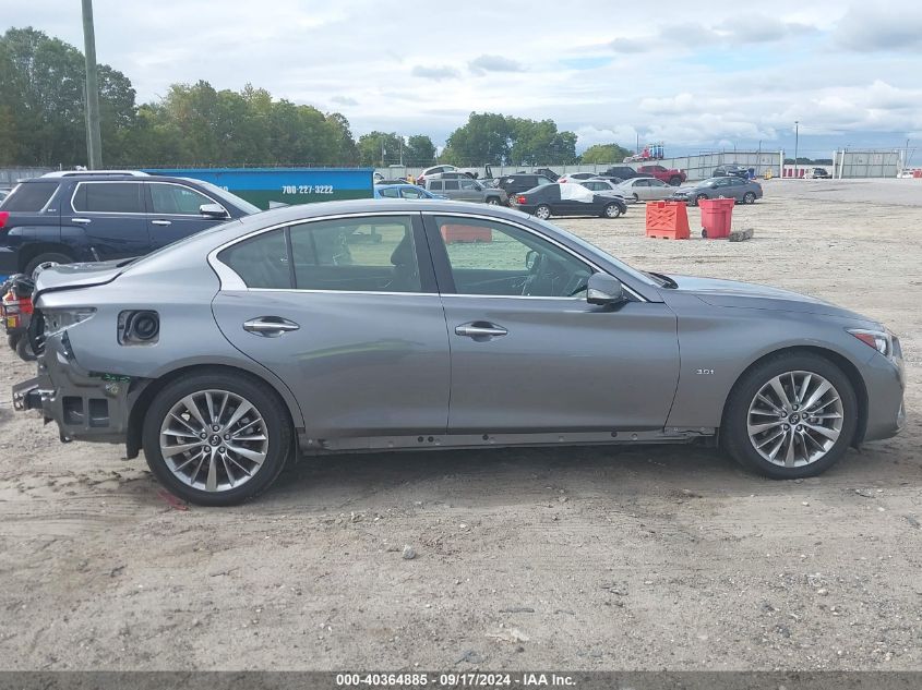 2018 Infiniti Q50 3.0T Luxe VIN: JN1EV7AP5JM358042 Lot: 40364885