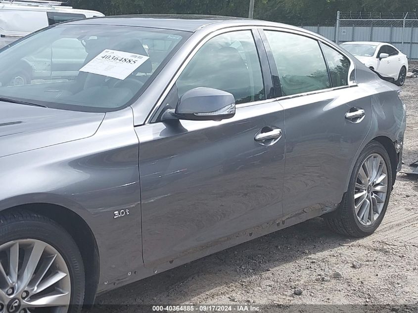 2018 Infiniti Q50 3.0T Luxe VIN: JN1EV7AP5JM358042 Lot: 40364885