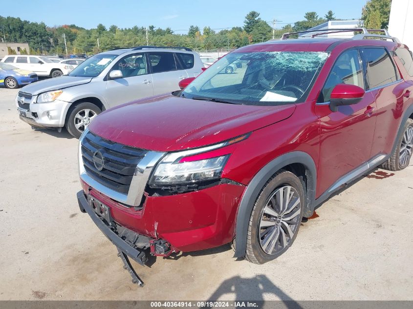 2022 Nissan Pathfinder Platinum 4Wd VIN: 5N1DR3DK7NC220094 Lot: 40364914