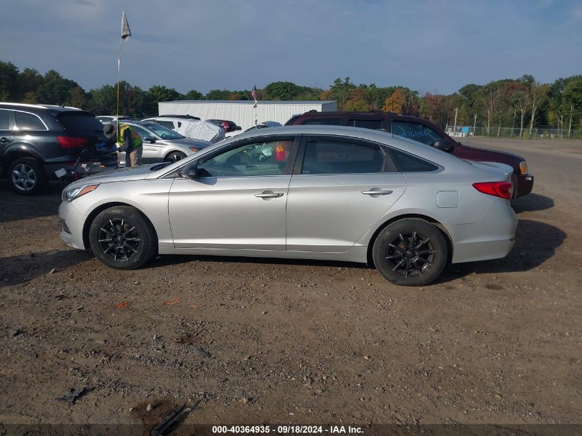 2016 Hyundai Sonata Se VIN: 5NPE24AF5GH287682 Lot: 40364935