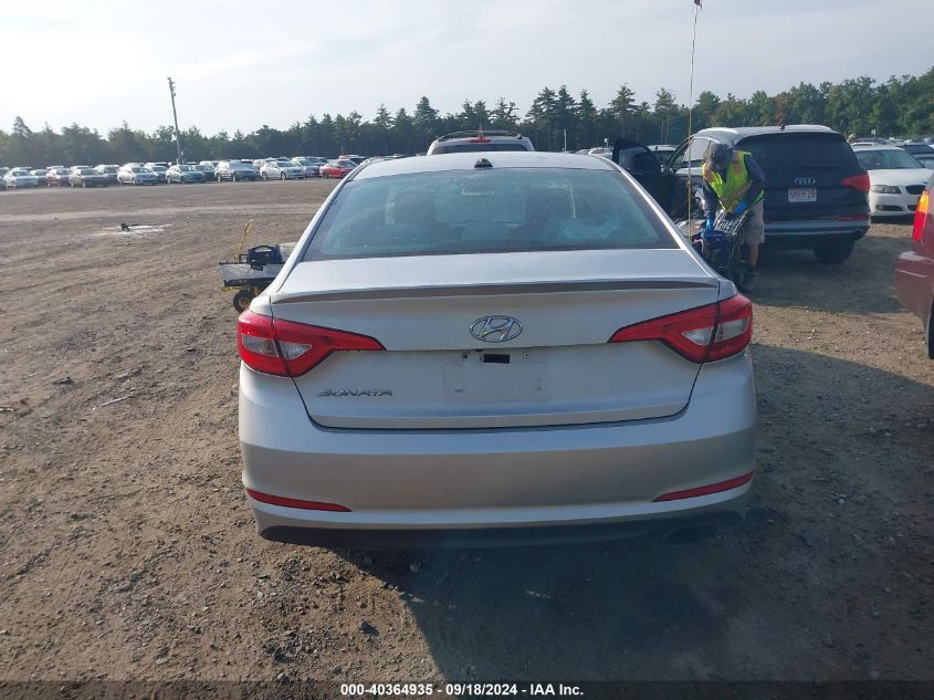 2016 Hyundai Sonata Se VIN: 5NPE24AF5GH287682 Lot: 40364935