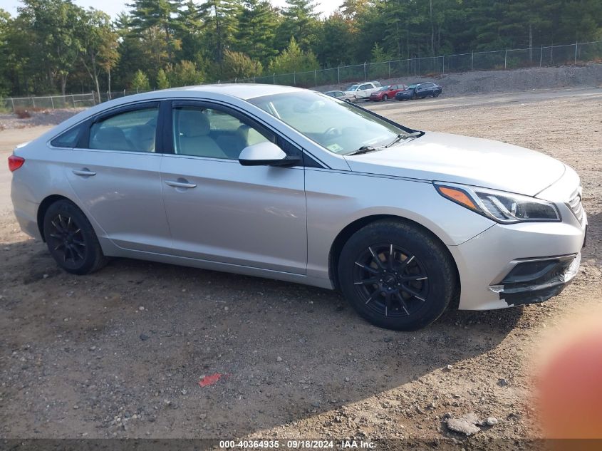 2016 Hyundai Sonata Se VIN: 5NPE24AF5GH287682 Lot: 40364935