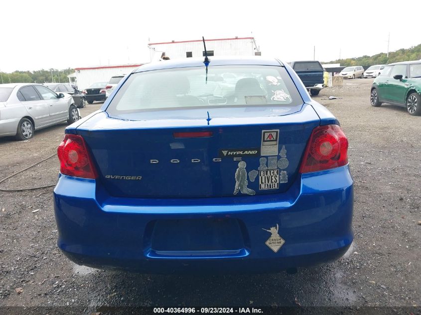 1C3CDZAB0CN324745 2012 Dodge Avenger Se