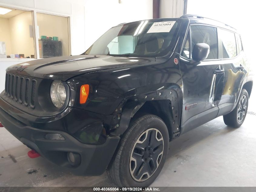 2015 Jeep Renegade Trailhawk VIN: ZACCJBCT2FPB28397 Lot: 40365004