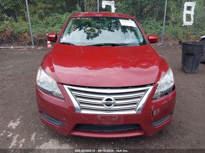 2014 Nissan Sentra S/Sv/Sr/Sl VIN: 3N1AB7AP7EY247499 Lot: 40365010