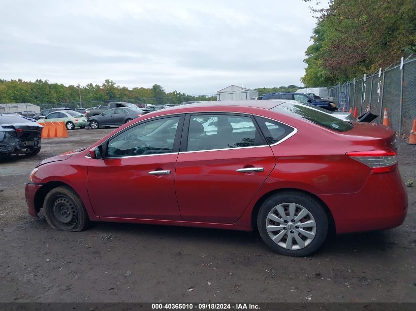 2014 Nissan Sentra S/Sv/Sr/Sl VIN: 3N1AB7AP7EY247499 Lot: 40365010