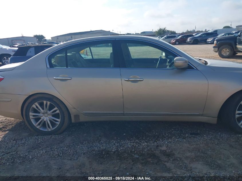 KMHGC46F19U04425 2009 Hyundai Genesis 4.6L