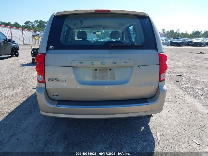 2013 Dodge Grand Caravan American Value Pkg VIN: 2C4RDGBG6DR692971 Lot: 40365026