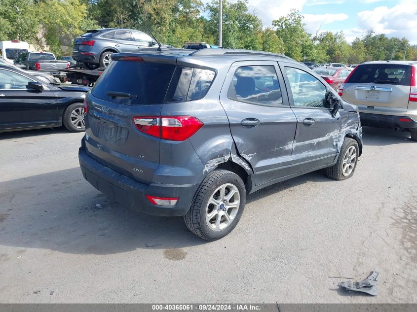 VIN MAJ6S3GL3KC298136 2019 Ford Ecosport, SE no.4