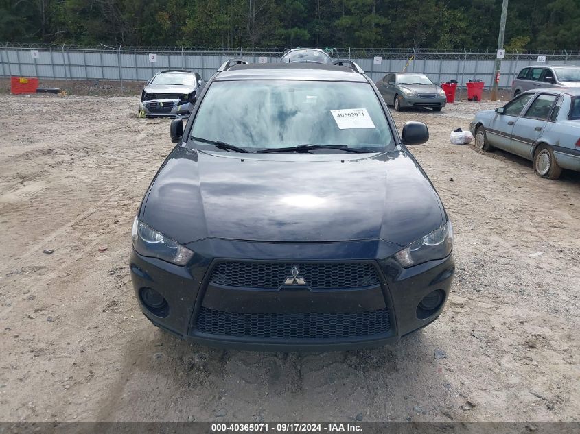 2013 Mitsubishi Outlander Es VIN: JA4AS2AW1DU010459 Lot: 40365071