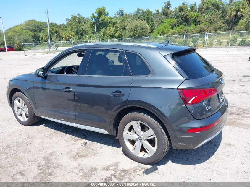 2018 Audi Q5 2.0T Premium/2.0T Tech Premium VIN: WA1ANAFY3J2215574 Lot: 40365081