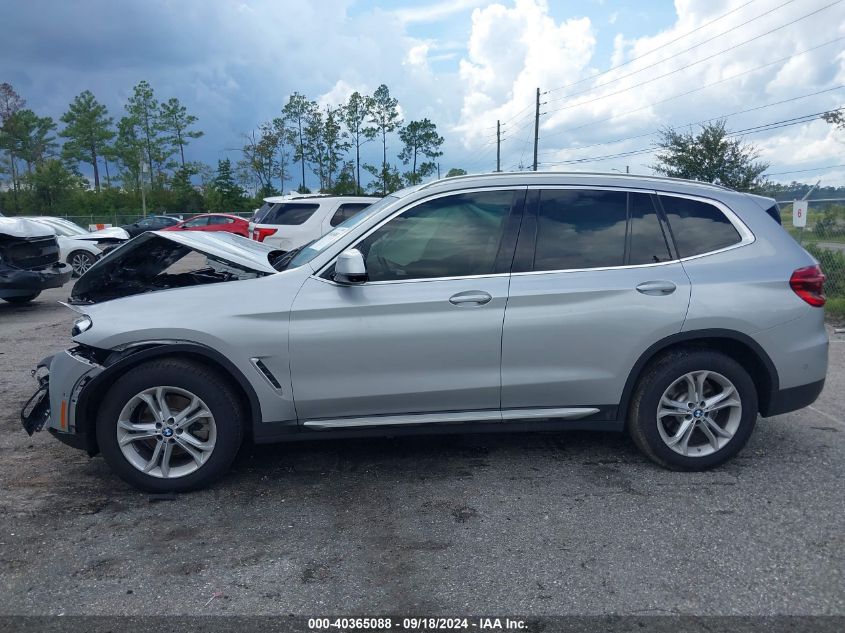 2021 BMW X3 xDrive30I VIN: 5UXTY5C0XM9H55660 Lot: 40365088