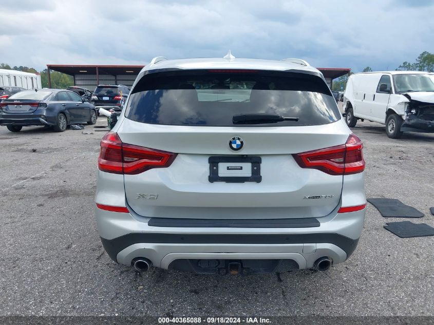 2021 BMW X3 xDrive30I VIN: 5UXTY5C0XM9H55660 Lot: 40365088