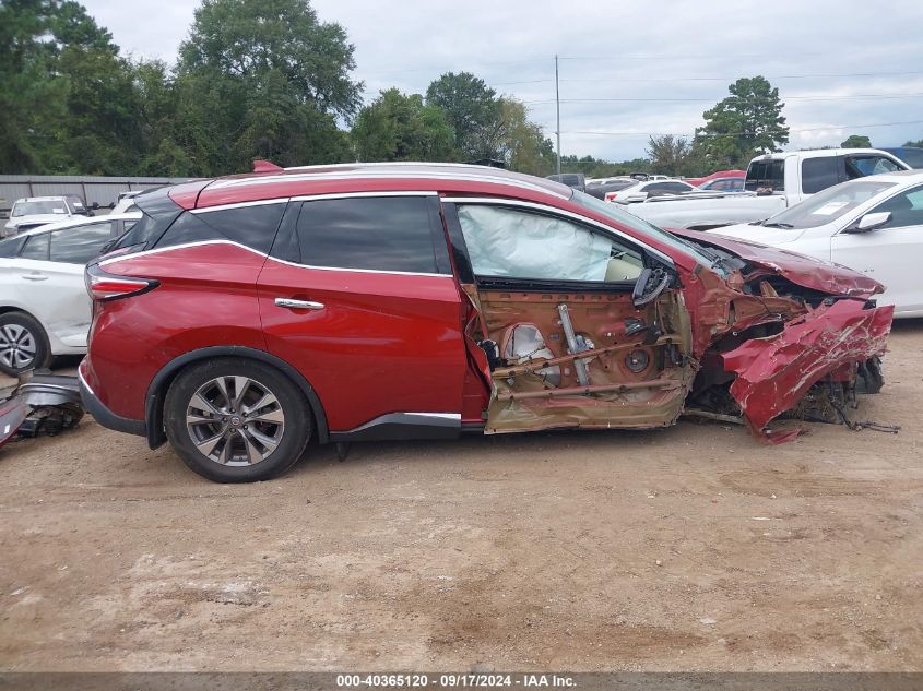 2017 Nissan Murano Sl VIN: 5N1AZ2MG2HN171971 Lot: 40365120