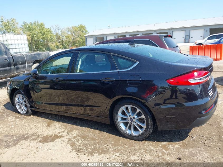 2019 Ford Fusion Se VIN: 3FA6P0HD1KR282221 Lot: 40365135