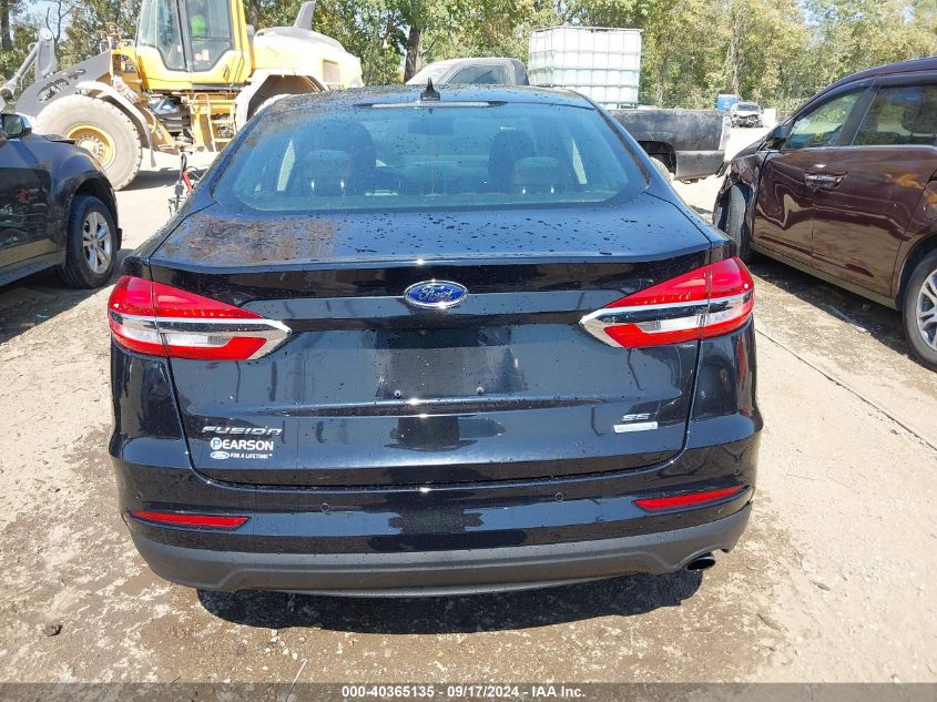 2019 Ford Fusion Se VIN: 3FA6P0HD1KR282221 Lot: 40365135