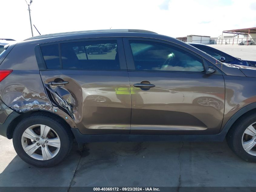 2011 Kia Sportage Lx VIN: KNDPB3A23B7165013 Lot: 40365172