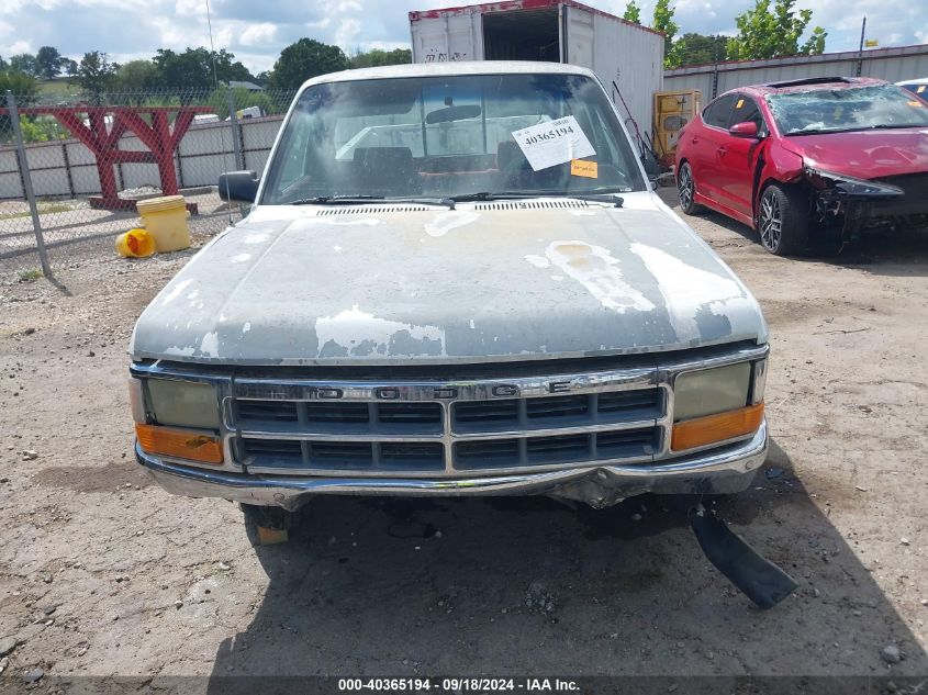 1992 Dodge Dakota VIN: 1B7FL26X3NS543162 Lot: 40365194