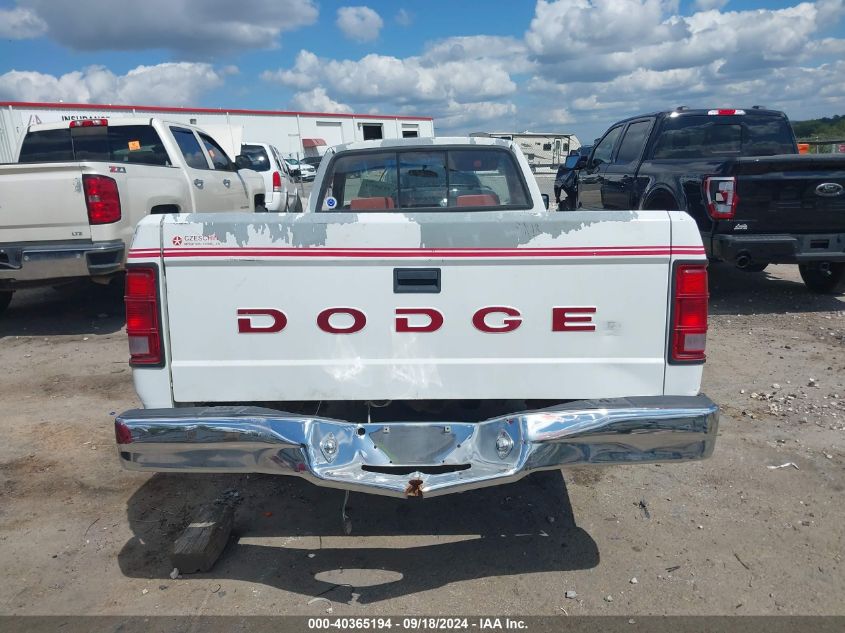 1B7FL26X3NS543162 1992 Dodge Dakota