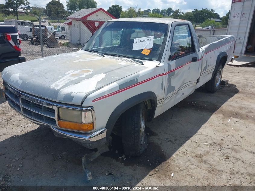 1992 Dodge Dakota VIN: 1B7FL26X3NS543162 Lot: 40365194