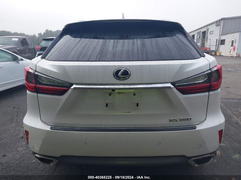 2016 Lexus Rx 350/Base/F Sport VIN: 2T2BZMCA3GC016313 Lot: 40365225