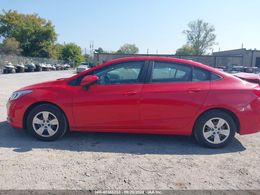 2017 Chevrolet Cruze Ls Auto VIN: 1G1BC5SM8H7234685 Lot: 40365253