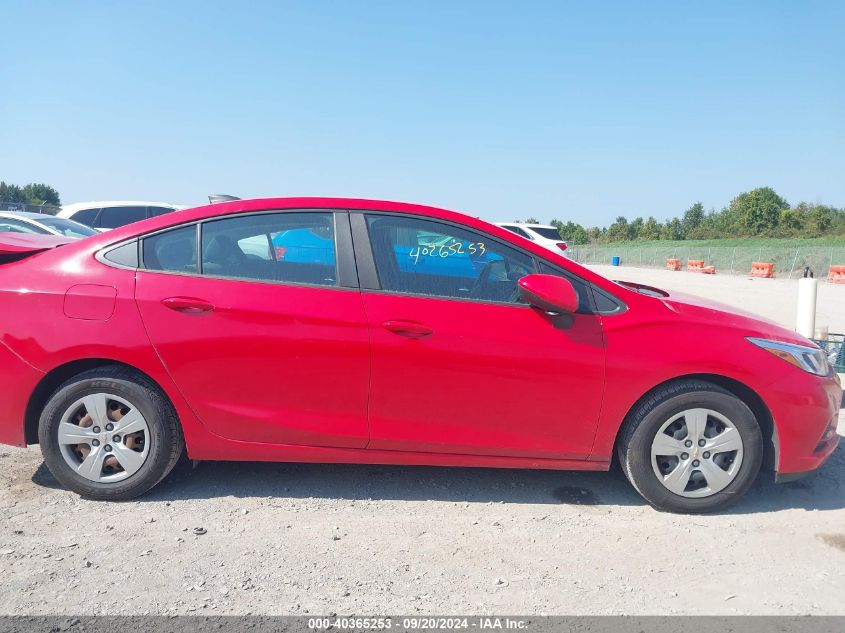 2017 Chevrolet Cruze Ls Auto VIN: 1G1BC5SM8H7234685 Lot: 40365253