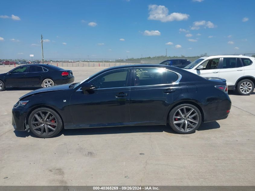 2016 Lexus Gs 350 F Sport VIN: JTHBZ1BL9GA003459 Lot: 40365269