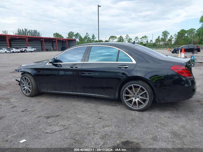 2019 Mercedes-Benz S 560 VIN: WDDUG8DB4KA450003 Lot: 40365311