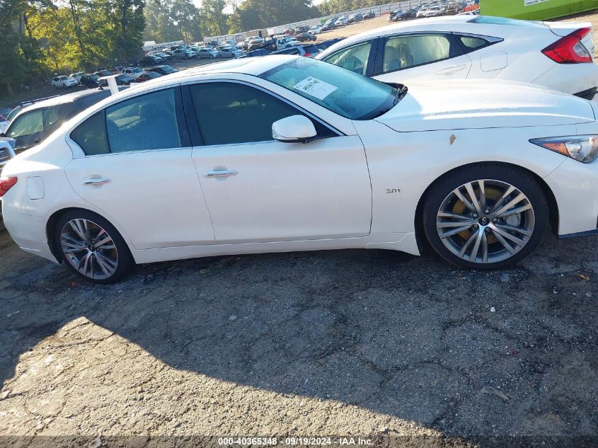 2018 Infiniti Q50 3.0T Sport VIN: JN1EV7AP9JM358156 Lot: 40365348